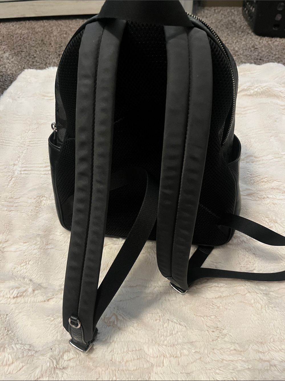 Coach Black Signature Canvas Mini Backpack - Picture 2 of 7